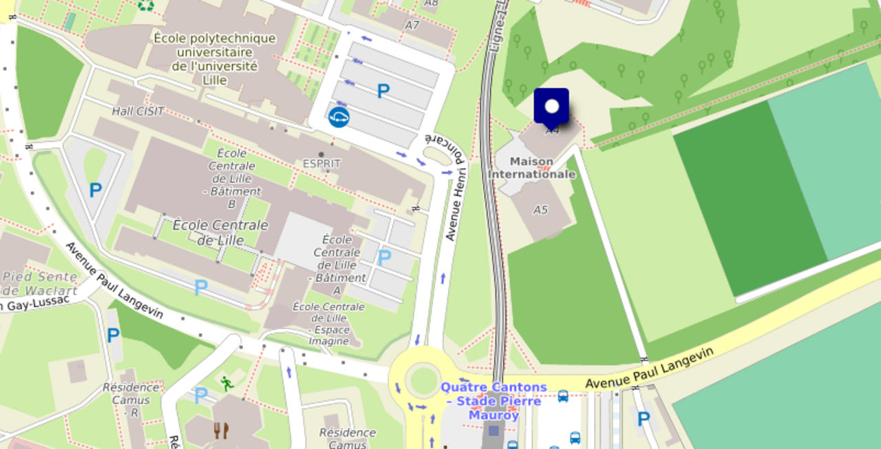 Voir la carte sur le site Openstreetmap